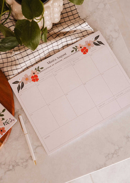 Flowerbomb – Wochenplaner