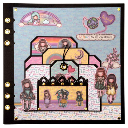 SAN Stickers Gorjuss - Be Kind 4x3 designs 152x203x3mm 12 SH nr.16