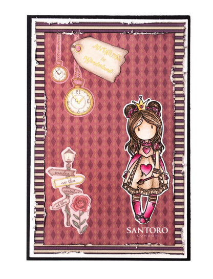 GOR Paper Set 5x2 Double-Sided Designs Wonderland 203x203x3mm 10 SH nr.22