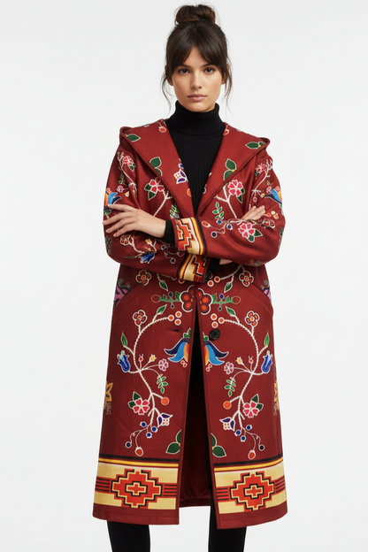 OLDTRIBES™ Ember Heritage Long Coat