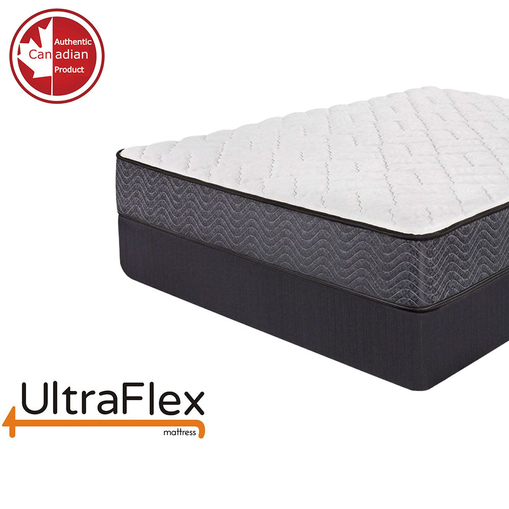UltraFlex® PRESTIGE - Orthopädische Heavy-Duty-Hybrid-HDCoils, druckentlastender Schaumstoff mit Haltungsunterstützung, hochdichtes Schaumstoffgehäuse, geringe Bewegungsübertragung, umweltfreundliche Matratze (hergestellt in Kanada)