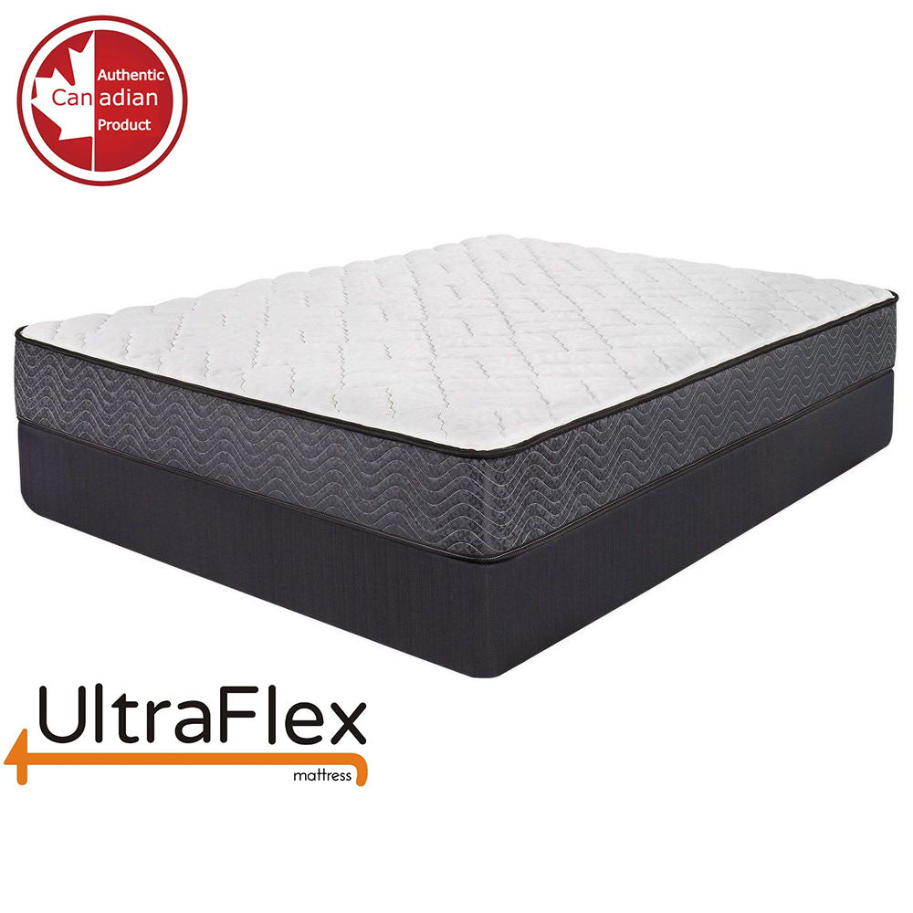 UltraFlex® PRESTIGE - Orthopädische Heavy-Duty-Hybrid-HDCoils, druckentlastender Schaumstoff mit Haltungsunterstützung, hochdichtes Schaumstoffgehäuse, geringe Bewegungsübertragung, umweltfreundliche Matratze (hergestellt in Kanada)