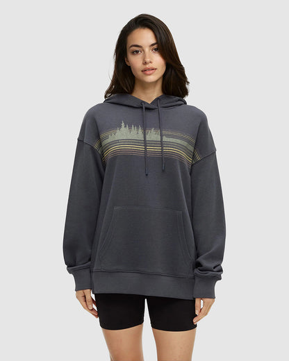 Wildfire Retro Treeline Relaxed Hoodie
