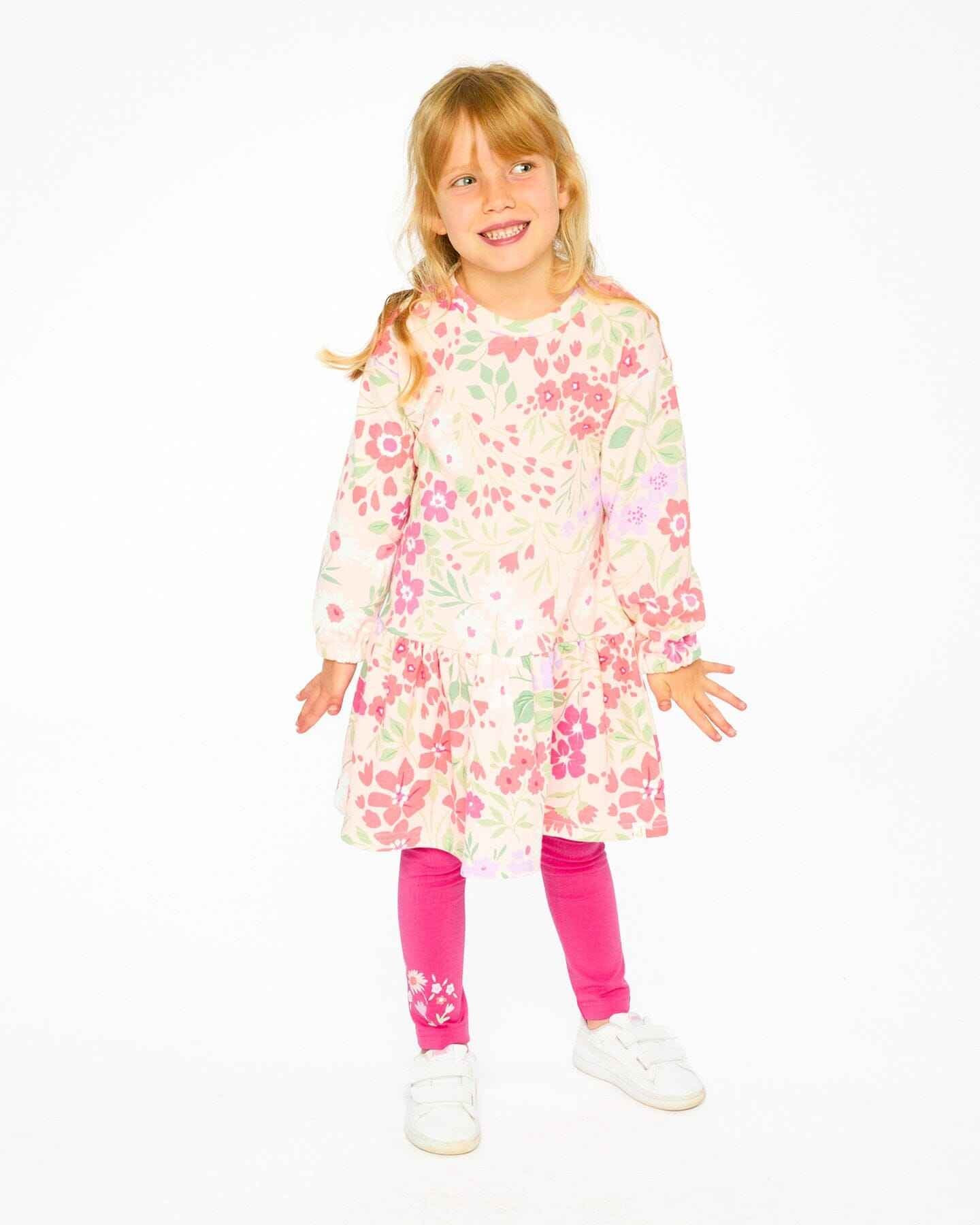 Organic Cotton Jersey Legging Pink