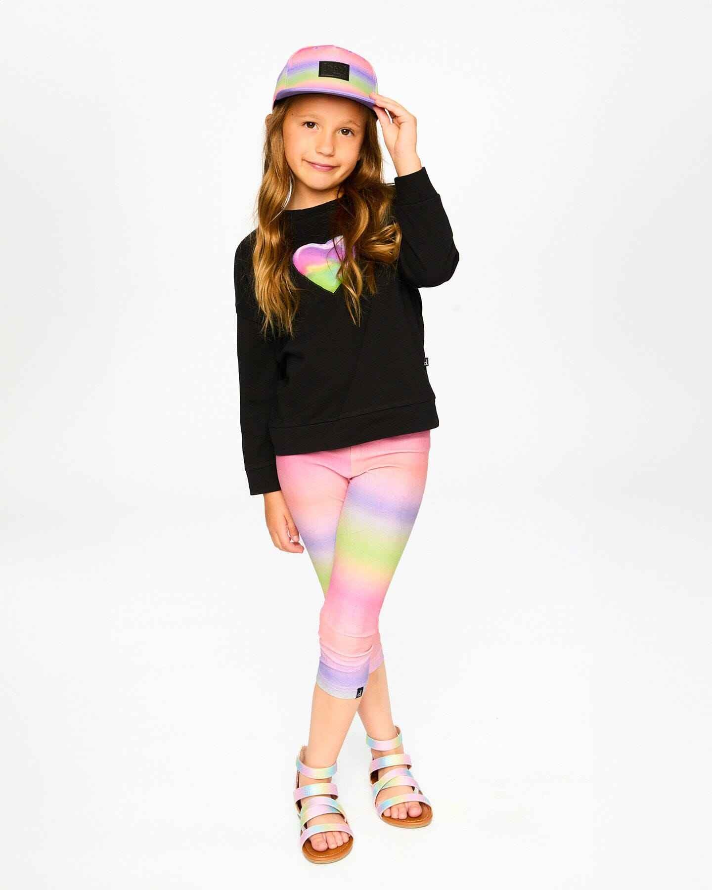 Organic Cotton Jersey Long Sleeve T-Shirt Black