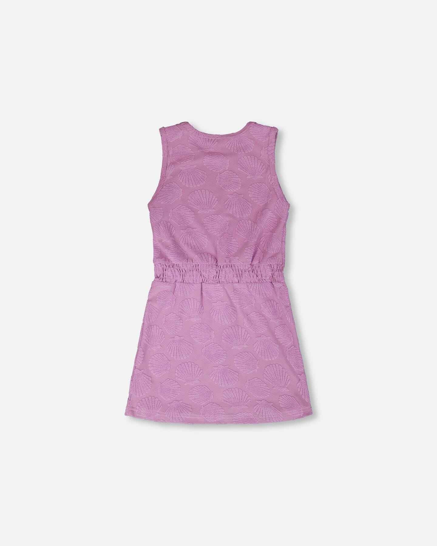 Terry Cloth Beach Dress Lilac