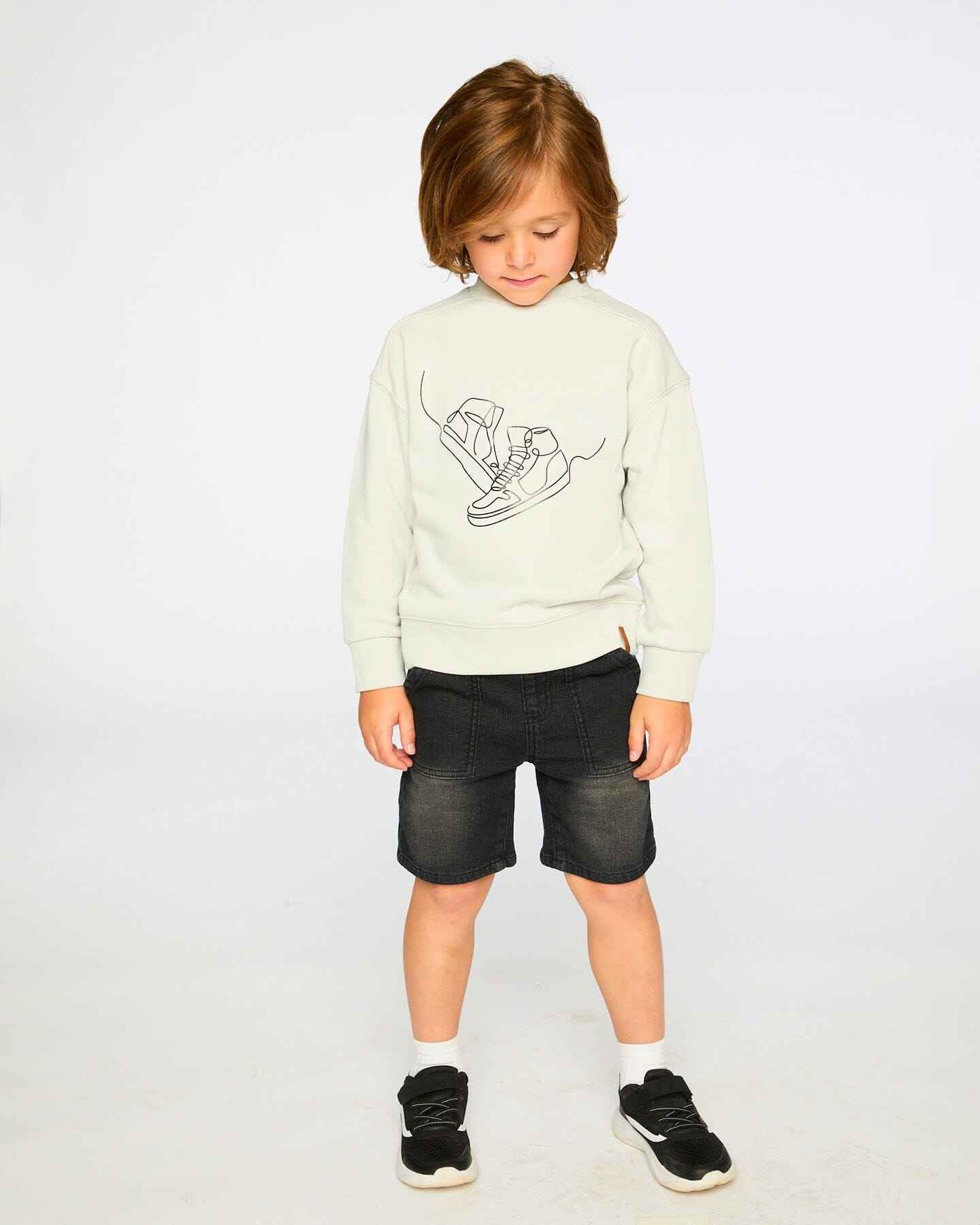 French Terry Sweatshirt Pale Grey