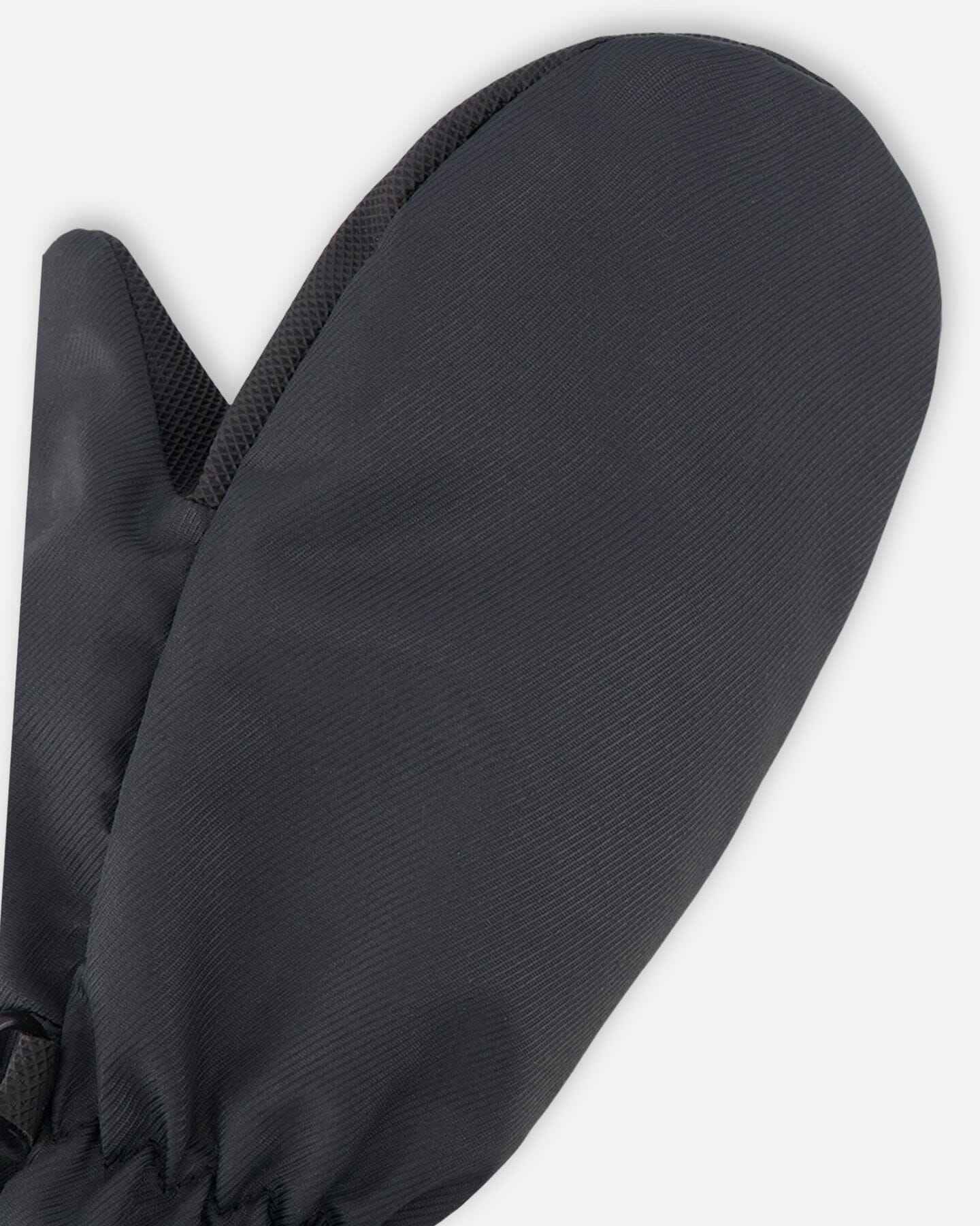 Mid-Season Mittens In Recycled Polyester Black