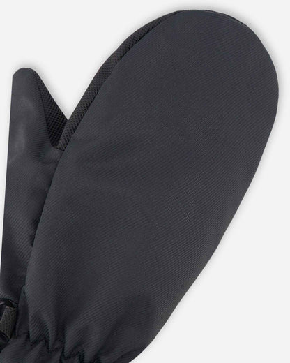 Mid-Season Mittens In Recycled Polyester Black
