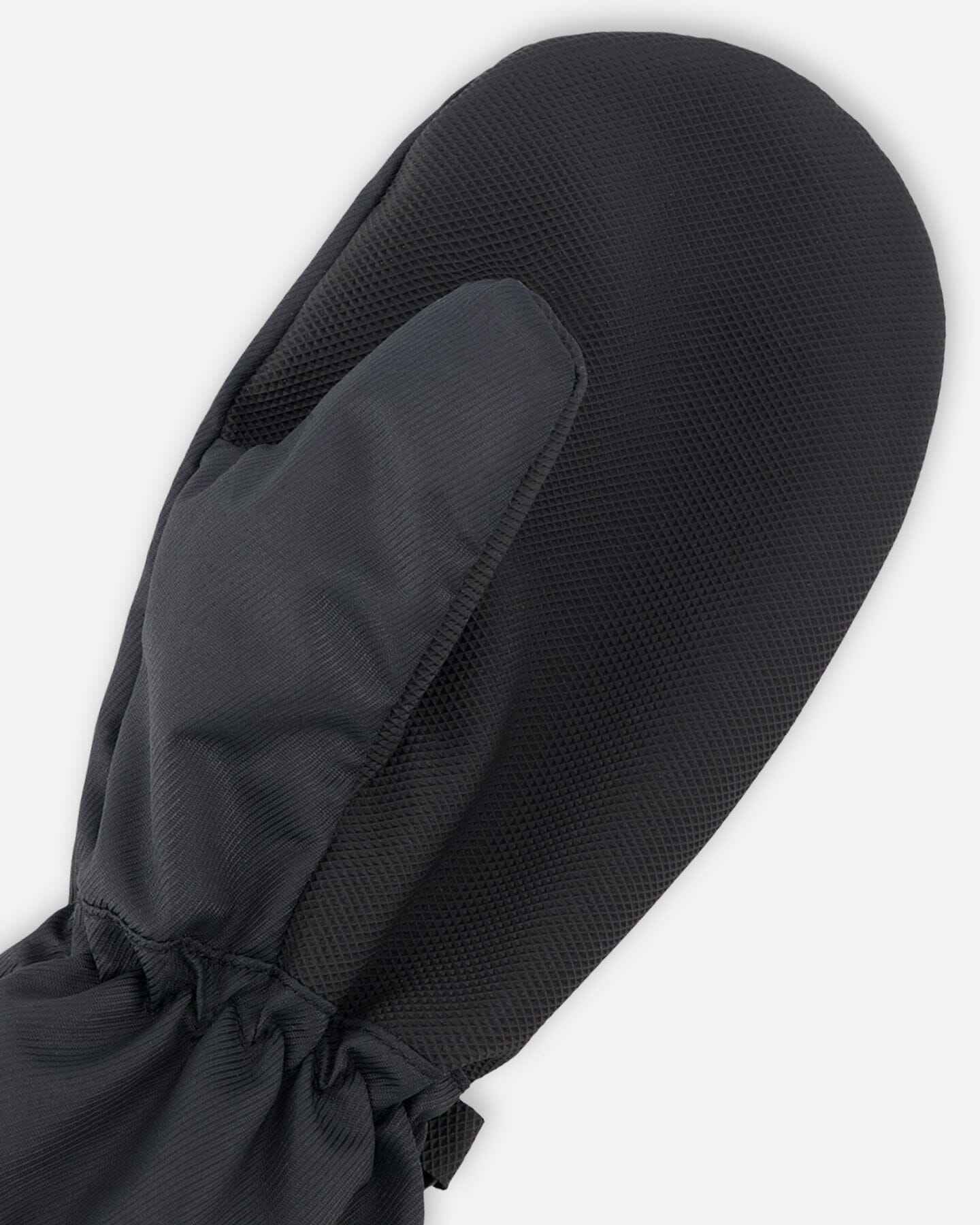 Mid-Season Mittens In Recycled Polyester Black