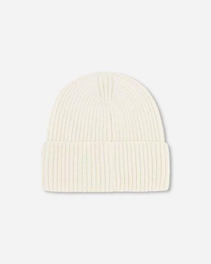 Knit Hat Off White