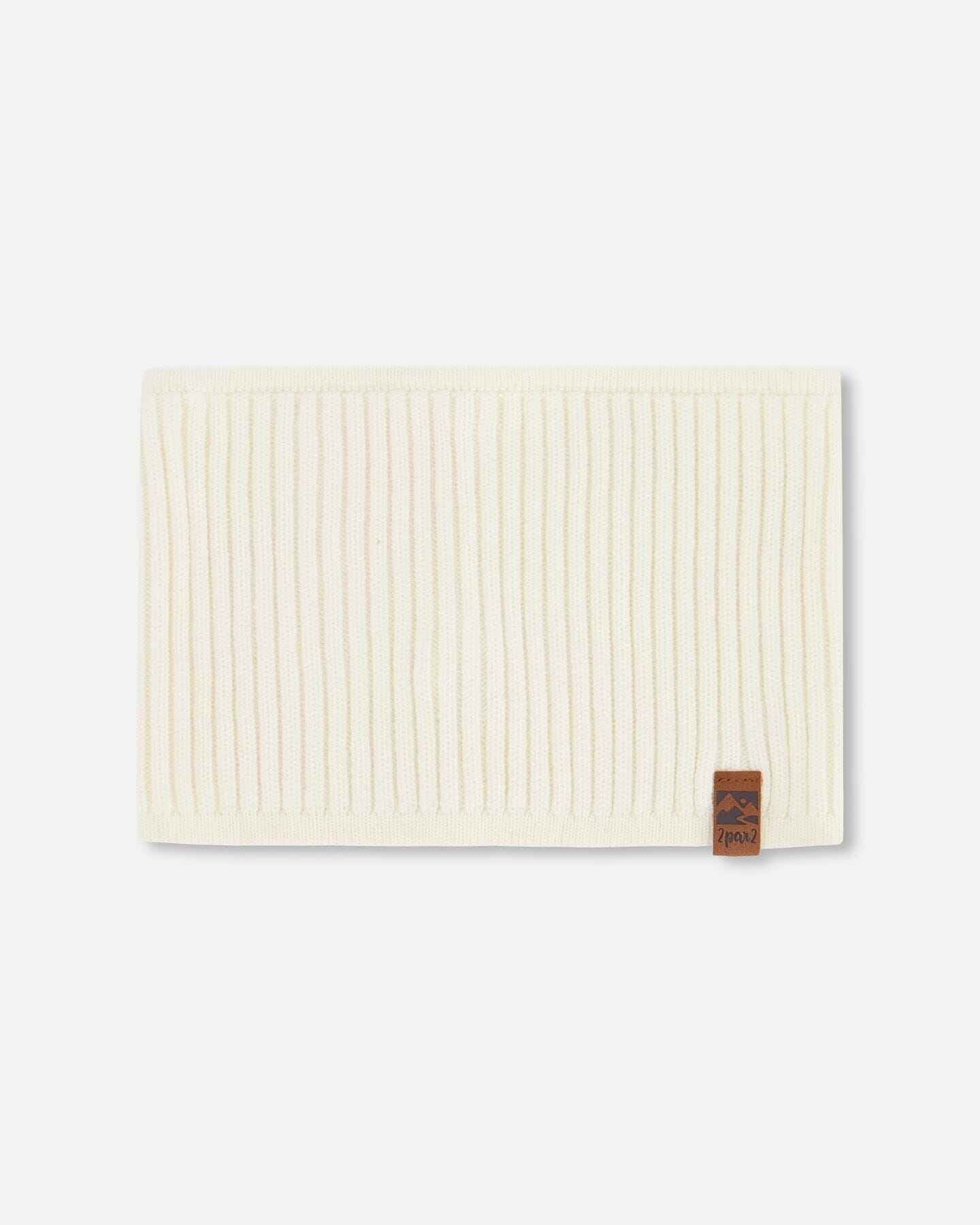 Knit Neck Tube Off White