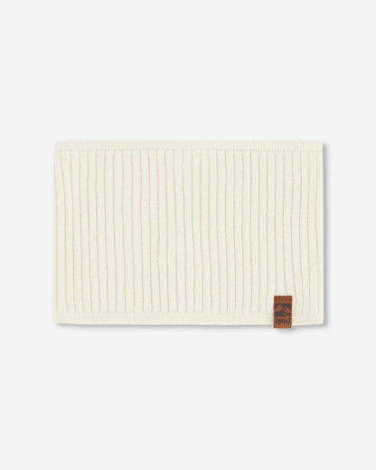 Knit Neck Tube Off White