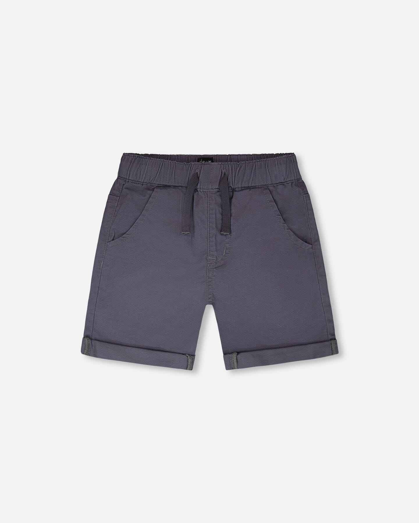 Stretch Twill Shorts Grey