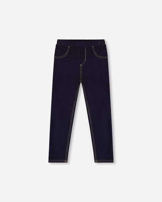 Navy Blue Denim Jeggings