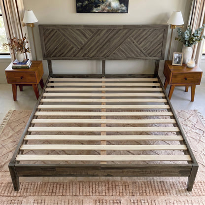 Sierra Deluxe Solid Wood Bed Frame