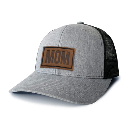 MOM - Leather Patch Trucker Hat