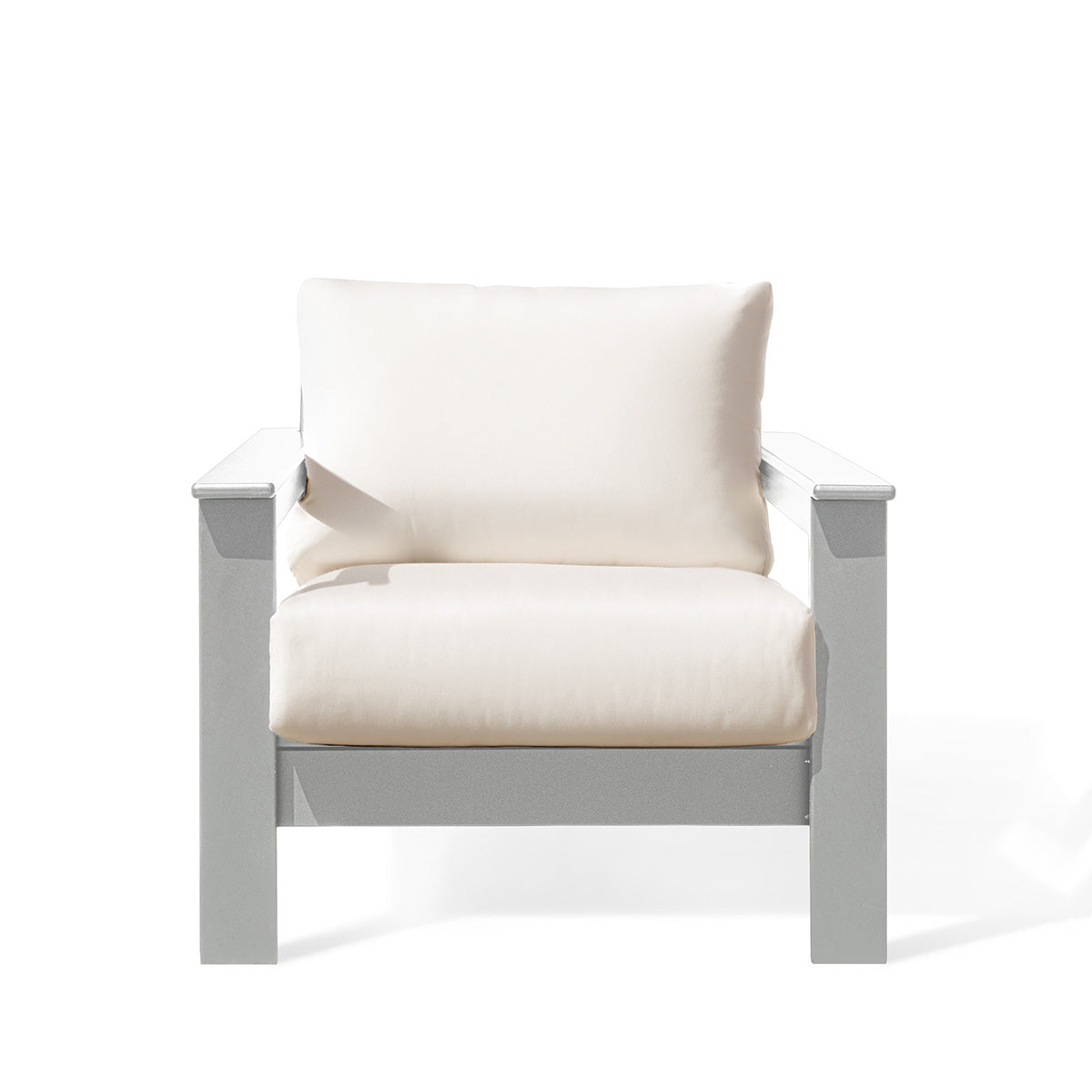 Hickory Polymer Outdoor Club Chair with Sunbrella® Cushions - AURABAGS SHOP