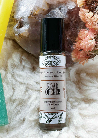 Road Opener Crystal Infused Ritual Oil