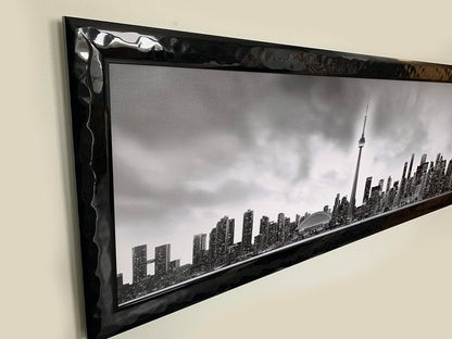 Toronto und CN Tower in Schwarz-Weiß – Stadtpanorama