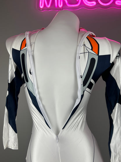 Anime Style Spandex Cosplay Bodysuit Plug Suit Halloween Costume Zentai