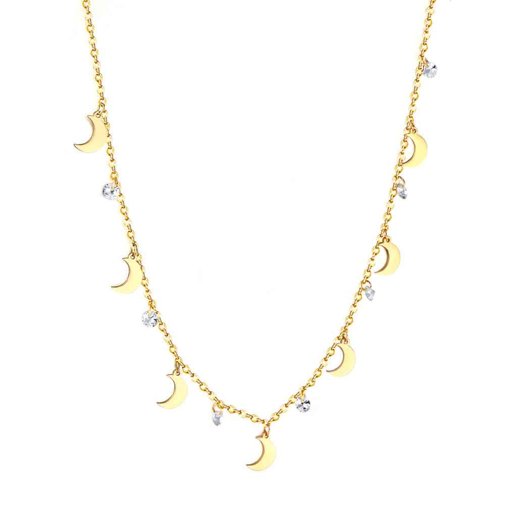 Seven Moons Diamond Necklace