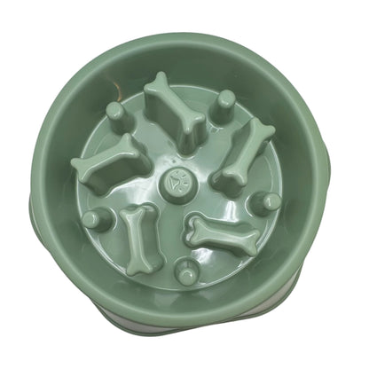 Bone Slow Feeder Bowl for Dogs