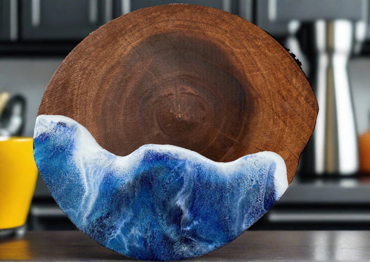 Live Edge Round Charcuterie Board - AURABAGS SHOP