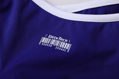 Anime Style 3-Piece Short Gymnastics Uniform Sports Tank Top with Sexy Cutout Shorts