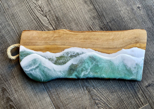 Olive Wood Charcuterie Board - AURABAGS SHOP