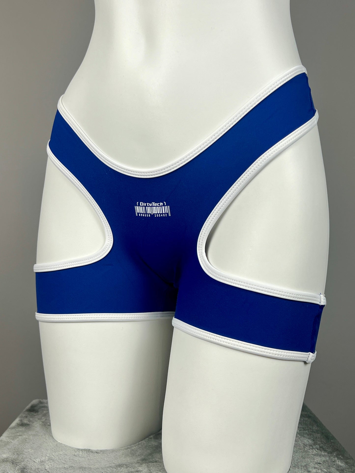 Anime Style 3-Piece Short Gymnastics Uniform Sports Tank Top with Sexy Cutout Shorts