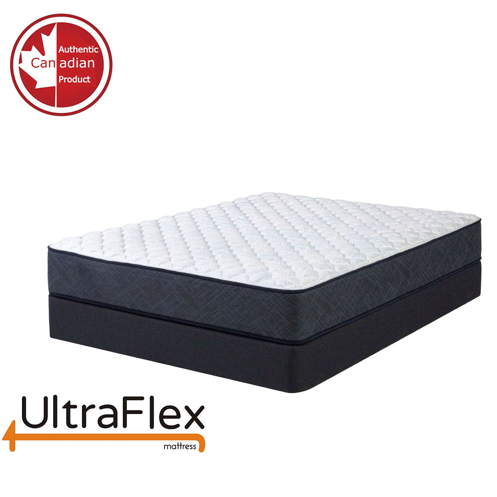 UltraFlex® RADIANCE - High-Density Natural Blend Foam Encasing, CoolTemp Cooling Gel, Eco-Friendly Orthopedic Mattress With Multiple Spinal Support Zones (Made in Canada)