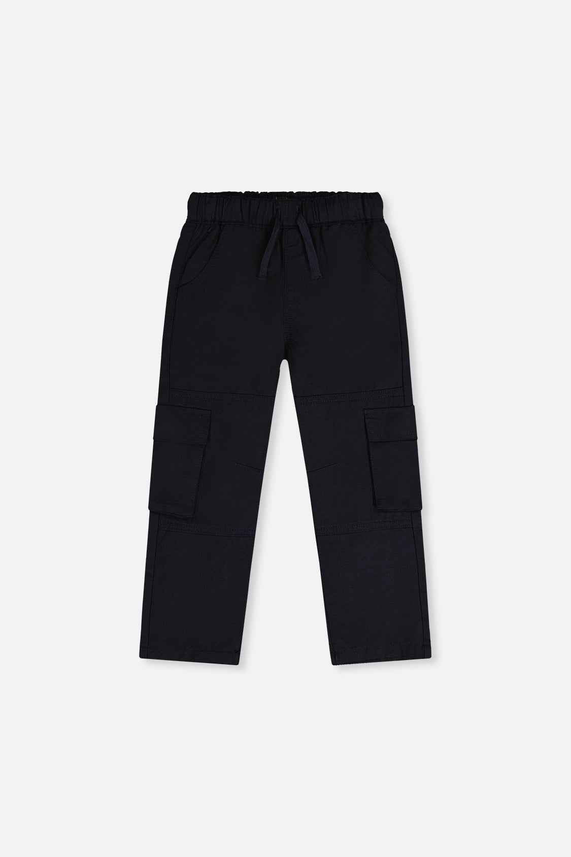 Twill Pants With Cargo Pockets Dark Blue