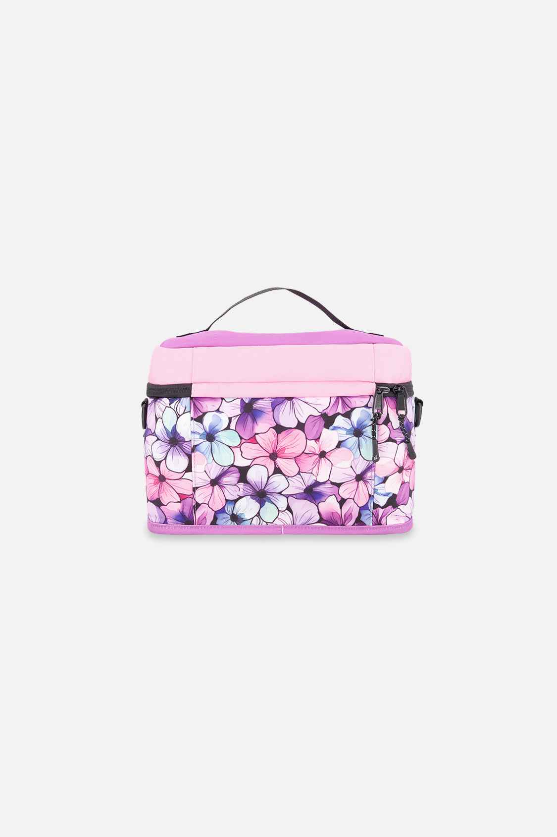 Lunch Box Black Floral Print