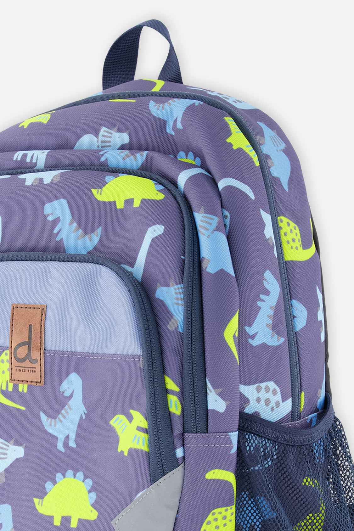 Little Kids Backpack Blue Printed Dinos