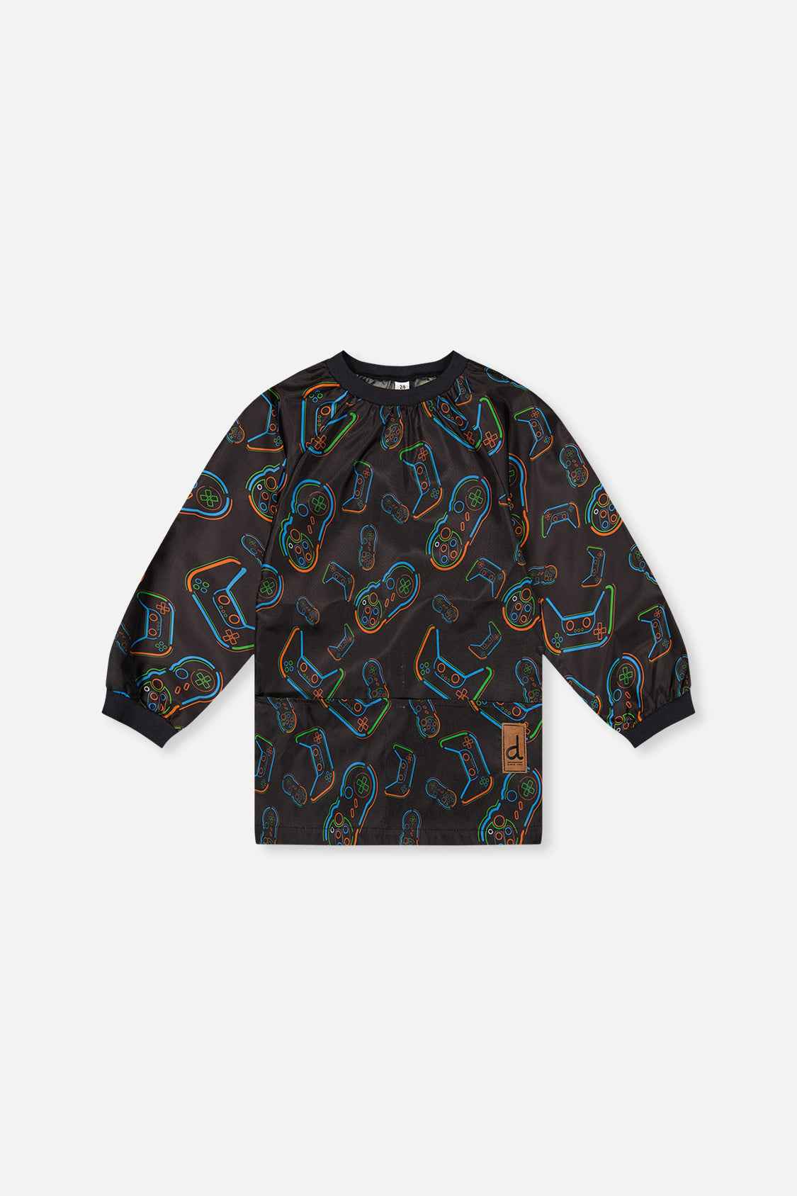 Apron Black Printed Controller