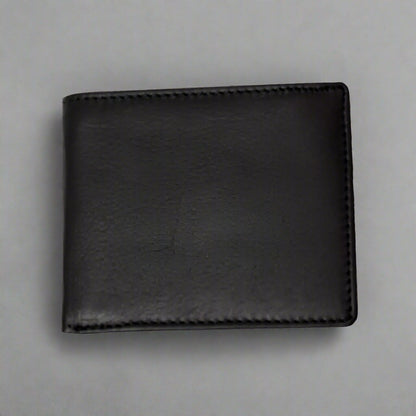 JBG International Men's Card Flip Up Bifold Leather RFID Wallet