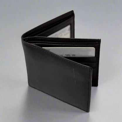 JBG International Men's Center Wing Bifold Leather RFID Wallet
