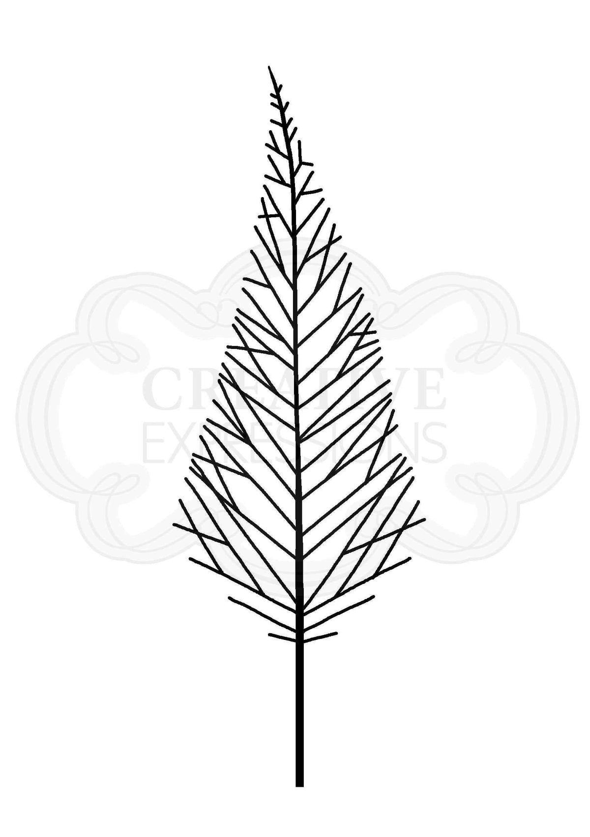 Woodware Clear Singles Mini Tall Twiggy Tree