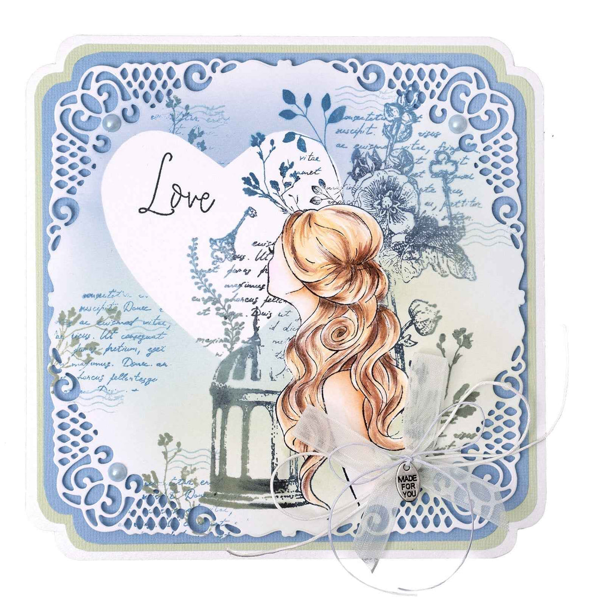 JMA Cutting Die Chair & Frame Romantic Moments 150x150x1mm 6 PC nr.572