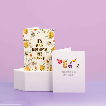 It's Your Birthday! Bee Happy! - Greeting Card