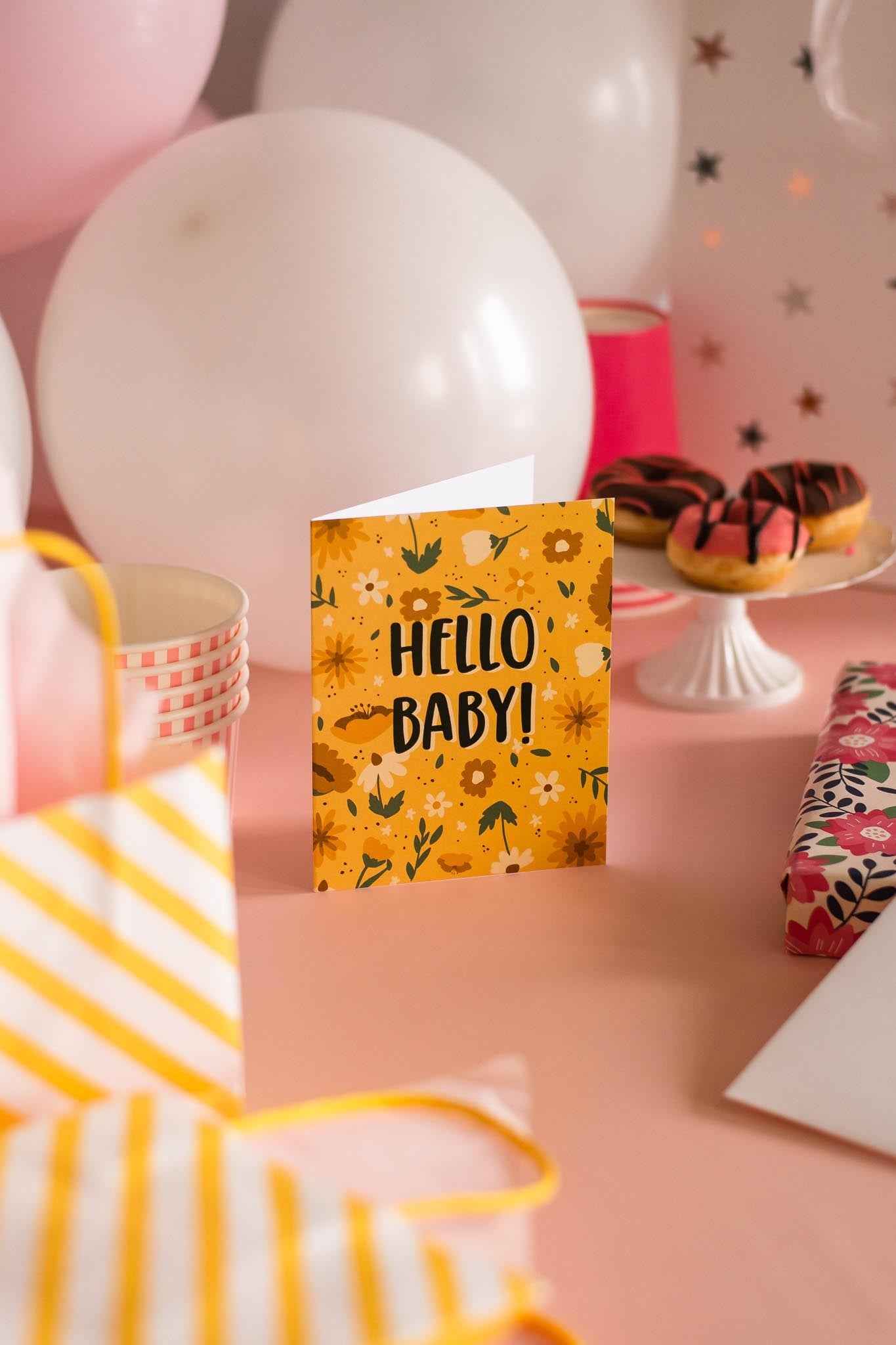 Hello Baby!- Greeting Card