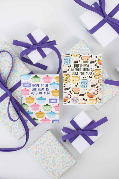 Birthday Wishes Brewed Just For You! - Greeting Card
