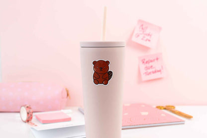 Cute Beaver Sticker
