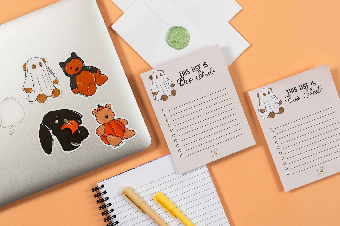 Boo Bear Vinyl Sticker