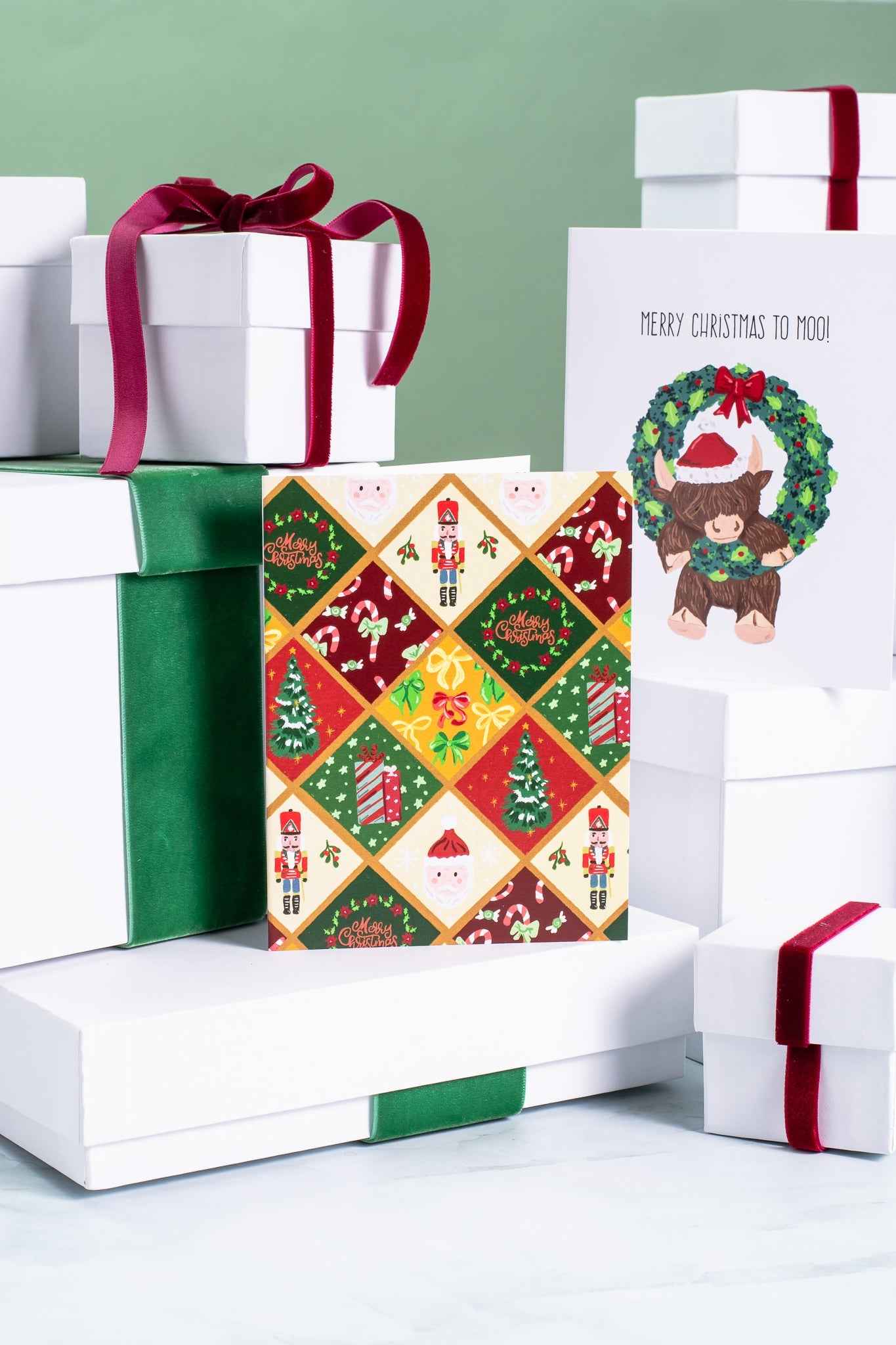 Christmas Pattern - Greeting Card