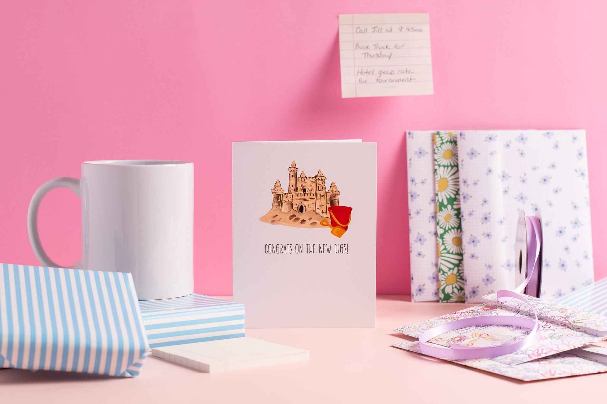 Congrats On The New Digs! - Greeting Card