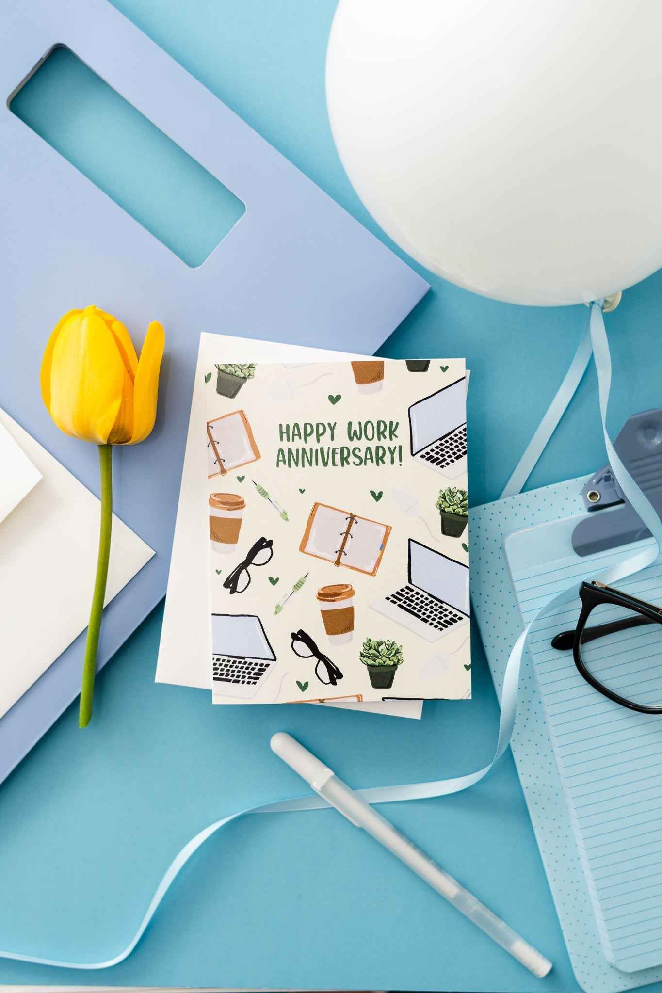 Happy Work Anniversary - Greeting Card