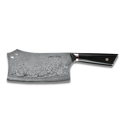 HAGAKURE Y | Hackmesser 18 cm Damast AUS 10 Stahl