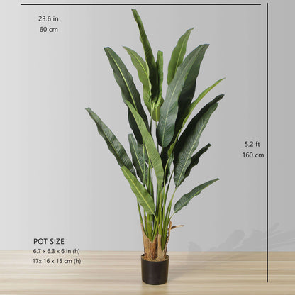 Kola Künstliche Travellers Palm Palme als Topfpflanze (verschiedene Größen)